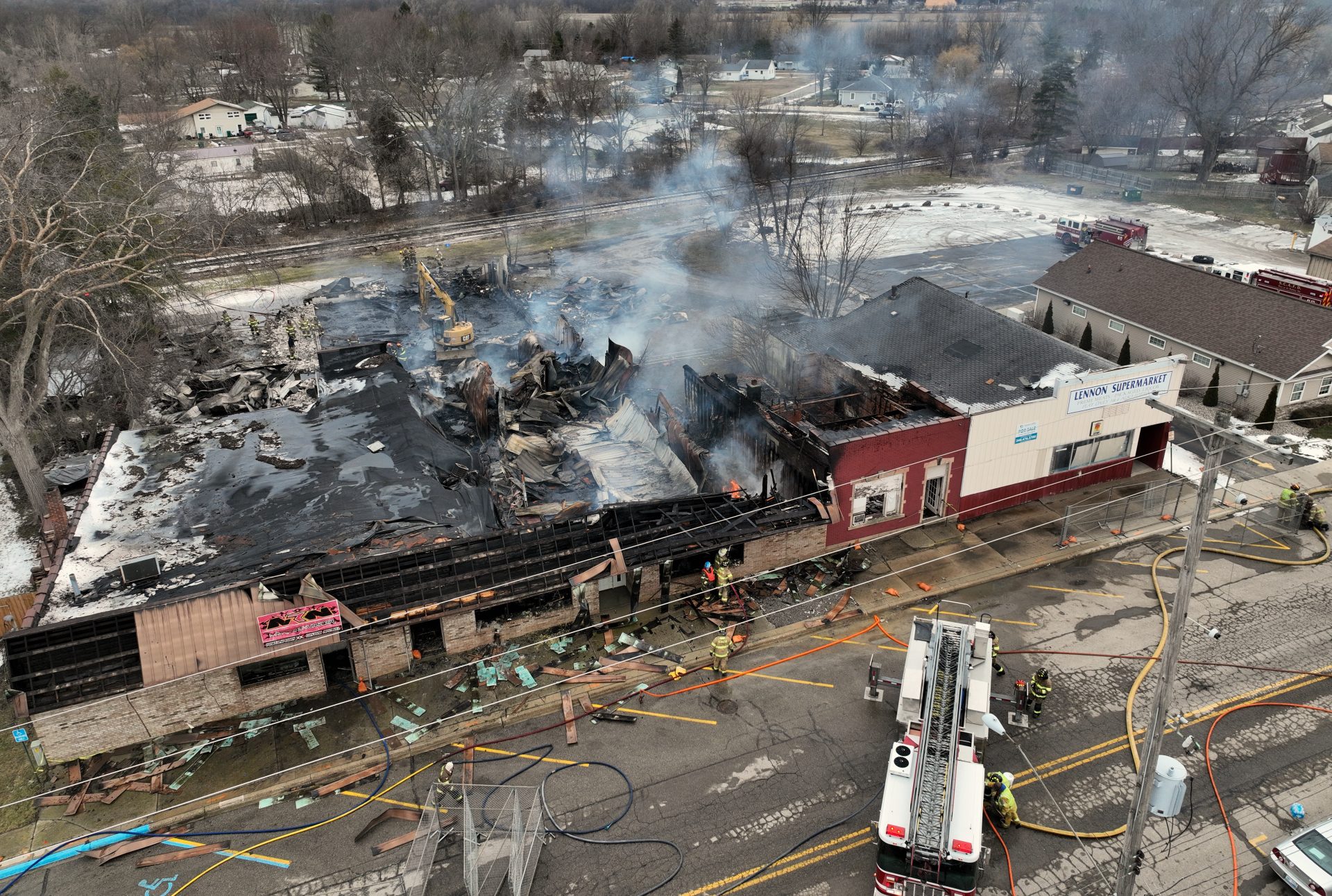 Another Abandoned Building Fire Burns Right Across from Police
