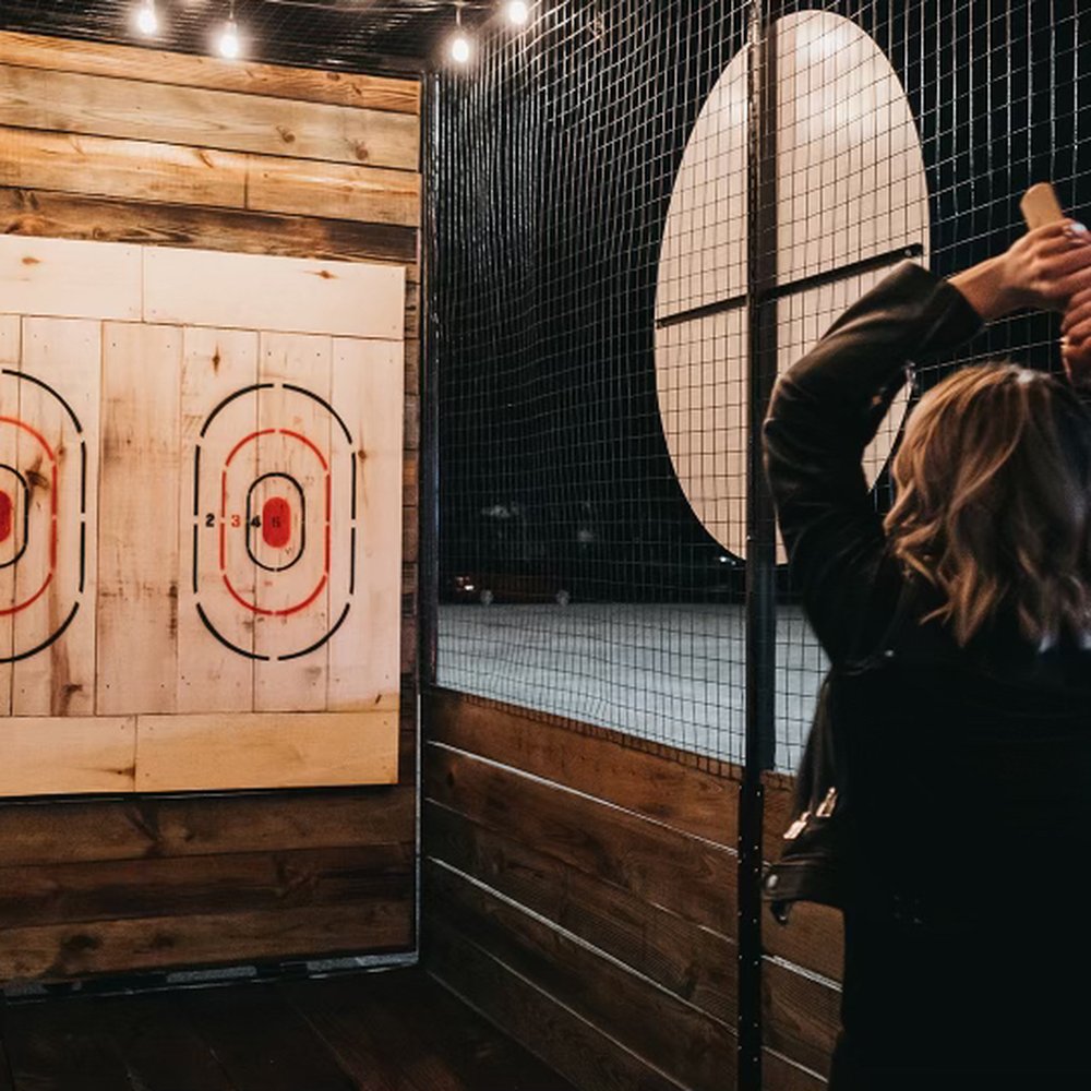 Looking Sharp Michiganders Take Up Axe Throwing